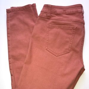 cabi brick dust stretchy skinny jeans - fits sz 6